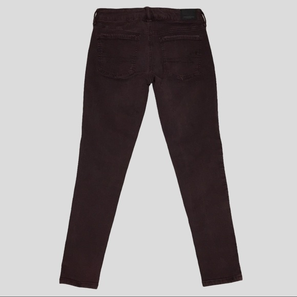 American Eagle Purple Jeggings Size 4 Short Super Stretch X - Picture 4 of 11